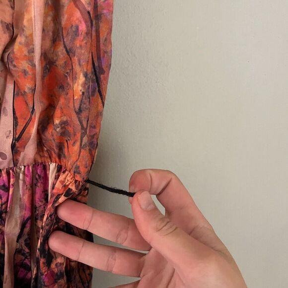 ModCloth Womens Certifiably Sweet Dress Small Sleeveless Pink Trees *No Belt - Picture 5 of 13